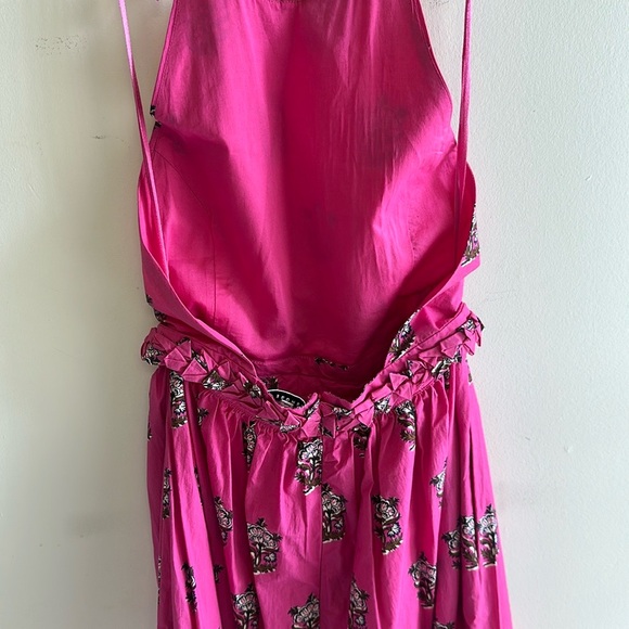 RHODE Pink Ruffled Tiered Sundress - Picture 10 of 11